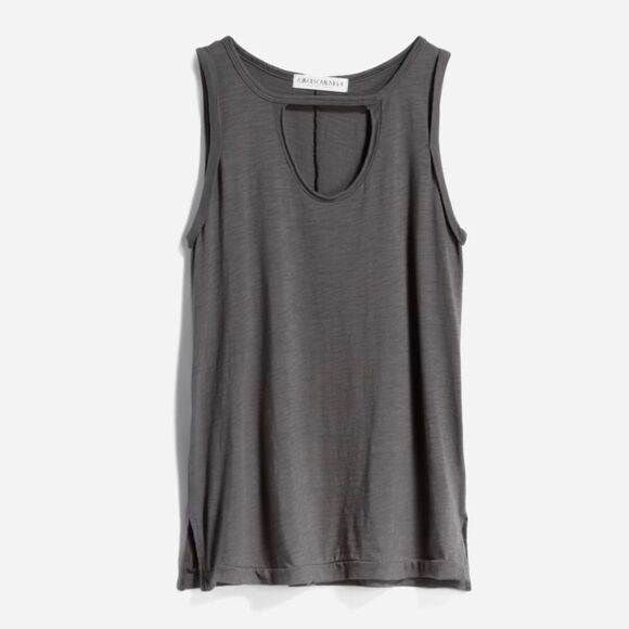 American Able Cleo Keyhole Knit Sleeveless Tank Top Size Medium - Picture 1 of 7